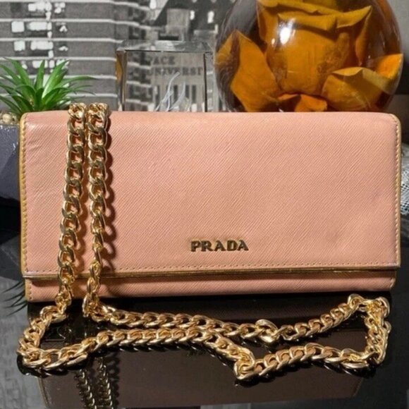 Authentic PRADA Leather Long Wallet - Picture 1 of 8